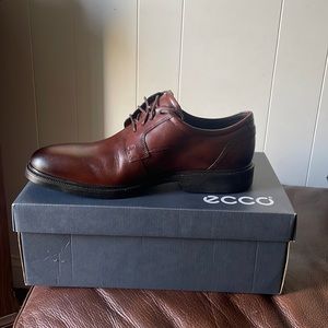 Ecco Lisbon plain toe mens dress shoe